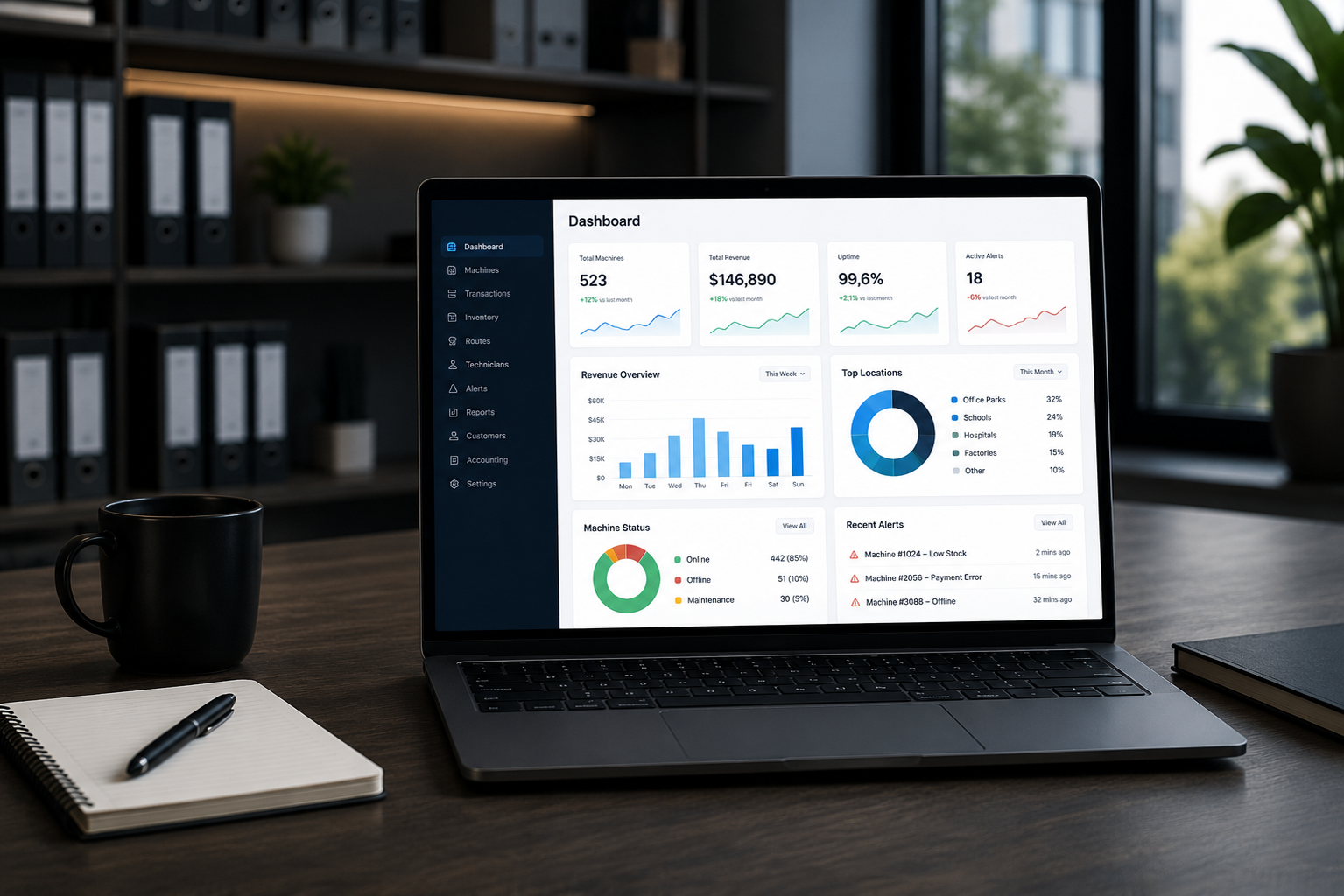 Growth vending